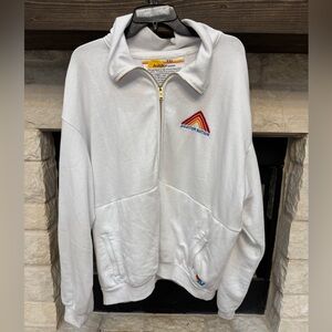 RARE Aviator Nation Mountain Embroidery Half Zip Sweatshirt - XXL